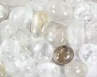 Lot: Polished Quartz Pebbles - kg ( lbs) #77925-2